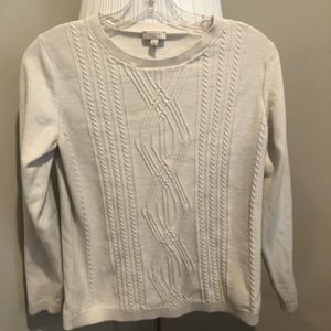 Talbots Off-White Sweater